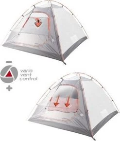 High Peak Atmos 3 Tunneltent - Donkergrijs - 3 Persoons -Sport Buiten 1021x1200
