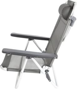 Bo-Camp Beach Chair - Monaco - Aluminium - Grijs -Sport Buiten 1032x1200 1