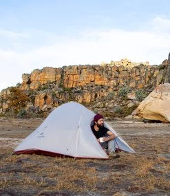 Cloud Up 3 Upgraded - Naturehike® - Tent 3 Persoons - Lichtgewicht Tent - Incl. Grondzeil - 20D 4000MM - Outdoor Kampeertent - Waterdicht - Hiking & Wandelen -Sport Buiten 1040x1200