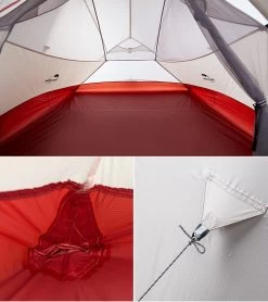 Cloud Up 3 Upgraded - Naturehike® - Tent 3 Persoons - Lichtgewicht Tent - Incl. Grondzeil - 20D 4000MM - Outdoor Kampeertent - Waterdicht - Hiking & Wandelen -Sport Buiten 1068x1200