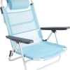 Bo-Camp Beach Chair - Monaco - Aluminium - Blauw -Sport Buiten 1073x1200