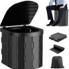 KNGZ Outdoor Gear – Camping Toilet – Nieuw Model – Biologisch Afbreekbare Zakjes – Opvouwbare Camping Toilet Met Deksel – Camping Toilet Hoge Zit – Draagbare WC Emmer Volwassen – Draagbaar Mobiel Potje – Nachtemmer – Opvouwbaar Toilet – Kamperen -Sport Buiten 1159x1200 1