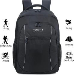 Koelrugtas - 23L - Wandelrugzak - Dagrugzak - Outdoor Rugzak - Dames & Heren - Zwart -Sport Buiten 1179x1200