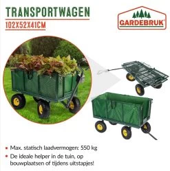 Gardebruk Bolderkar Binnenzeil - Belastbaar Tot 550 Kg – Groen 33 Gardebruk Bolderkar Binnenzeil - Belastbaar Tot 550 Kg – Groen -Sport Buiten 1188x1200 3