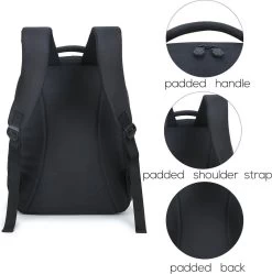 Koelrugtas - 23L - Wandelrugzak - Dagrugzak - Outdoor Rugzak - Dames & Heren - Zwart -Sport Buiten 1189x1200