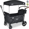 FableKids LEO X2 Lite Opvouwbare Handkar Met Dak Onyx Zwart -Sport Buiten 1194x1200