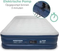 LifeGoods Luchtbed - 2 Persoons - Met Ingebouwde Pomp - Incl. Draagtas En Reparatiekit -Sport Buiten 1200x1034