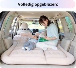 Opblaasbaar Auto Matras - Auto Luchtbed Zwart - Achterbank En Achterbak - Tweepersoons 3-in-1 Universeel Automatras - Inclusief Elektrische Pomp En Accessoires - Kampeer Luchtbed Voor Reizen -Sport Buiten 1200x1076