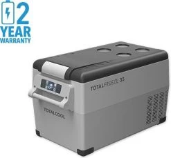 Totalcool Totalfreeze - 35 - Camping Koel/vries Box - 12/24/230 V - 45 Watt- Fluisterstill -Sport Buiten 1200x1114