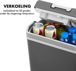 MOA - Thermo-elektrische Koelbox - Met Verwarmingsfunctie - 12V En 230V - 22 Liter - Grijs -ECW22 -Sport Buiten 1200x1130