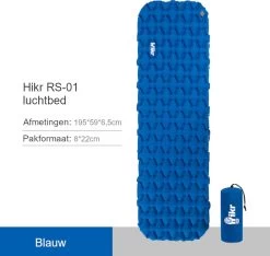 Hikr® Luchtbed - Slaapmat - Opblaasbaar Matras - Lichtgewicht - Outdoor - Camping - Hiking & Wandelen 17 Hikr® Luchtbed - Slaapmat - Opblaasbaar Matras - Lichtgewicht - Outdoor - Camping - Hiking & Wandelen -Sport Buiten 1200x1138 1