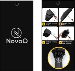 NovaQ Storm Paraplu Opvouwbaar - Paars - Polsband - Automatisch Uitklapbaar - Tot 100p/u Windproof - 110cm - 12 Panelen -Sport Buiten 1200x1147 2