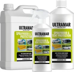 Ultramar - Sprayhood & Tent Protector 2,5L - Impregneermiddel Voor Bootkap, Tent, Cabriodak - Maakt Waterdicht En Geeft Extra Bescherming -Sport Buiten 1200x1172 2