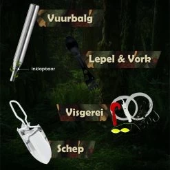 WILDGEAR® Survival Kit 35-delige Survival Set – Noodpakket – Overlevingspakket – Survival Armband – Survival Kit Outdoor – Survival Tool – Survival Kit Combat – Survival Kit Kinderen – Survival Kit Bushcraft – Survival Mes – Survival -Sport Buiten 1200x1199 5