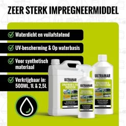 Ultramar - Sprayhood & Tent Protector 2,5L - Impregneermiddel Voor Bootkap, Tent, Cabriodak - Maakt Waterdicht En Geeft Extra Bescherming -Sport Buiten 1200x1200 139