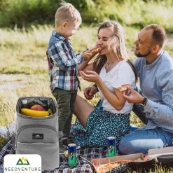 Needventure Koeltas - Lunchtas - Koelrugtas - Picknicktas - 20 Liter - Flessenhouder - Bieropener - Grijs -Sport Buiten 1200x1200 167