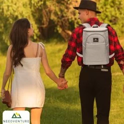 Needventure Koeltas - Lunchtas - Koelrugtas - Picknicktas - 20 Liter - Flessenhouder - Bieropener - Grijs -Sport Buiten 1200x1200 173