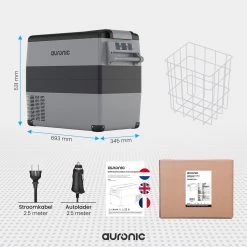 Auronic Elektrische Koelbox - 49.5L - Compressor - 12V En 240V - Grijs -Sport Buiten 1200x1200 177