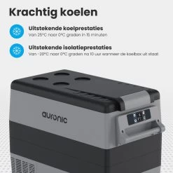 Auronic Elektrische Koelbox - 49.5L - Compressor - 12V En 240V - Grijs -Sport Buiten 1200x1200 178