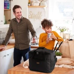 Packaway 4 Laags Geïsoleerde Koeltas - Lunchtas 40 Liter - Zwart -Sport Buiten 1200x1200 202