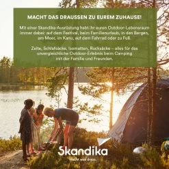 Skandika Tipi Kotona Air Opblaasbare Tent – Opblaasbare Tenten - 4 Persoons Tipi Tent – Tenten - Campingtent – Ingenaaide Tentvloer – Muggengaas – 260 Cm Stahoogte – 490 X 370 X 260 (L X B X H) – Outdoor, Camping, Tuin – Luchttent - Kamperen - Beige -Sport Buiten 1200x1200 265