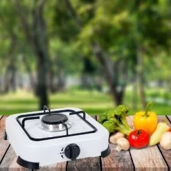 Orange85 Camping - Gaspit - Wit - 1 Pit - 26 Cm - Kamperen - Kooktoestel Camping - Koken -Sport Buiten 1200x1200 280