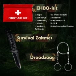 WILDGEAR® Survival Kit 35-delige Survival Set – Noodpakket – Overlevingspakket – Survival Armband – Survival Kit Outdoor – Survival Tool – Survival Kit Combat – Survival Kit Kinderen – Survival Kit Bushcraft – Survival Mes – Survival -Sport Buiten 1200x1200 404