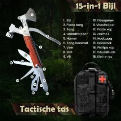 WILDGEAR® Survival Kit 35-delige Survival Set – Noodpakket – Overlevingspakket – Survival Armband – Survival Kit Outdoor – Survival Tool – Survival Kit Combat – Survival Kit Kinderen – Survival Kit Bushcraft – Survival Mes – Survival -Sport Buiten 1200x1200 405