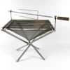 Firekorf + Grill + Spit : Opvouwbare Vuurkorf / Vuurschaal Met Rooster En Spit - Draagbare BBQ - Opbergtas - Kampeer Grill - Kookset -Sport Buiten 1200x1200 54