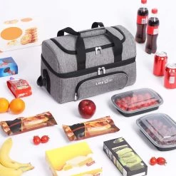 Lifewit 20L Koeltas | 20 Liter | Opvouwbaar | Koelbox-Koeltas | Isolatietas/ Picknicktas Voor Levensmiddelen / Grijs 12 Lifewit 20L Koeltas | 20 Liter | Opvouwbaar | Koelbox-Koeltas | Isolatietas/ Picknicktas Voor Levensmiddelen / Grijs -Sport Buiten 1200x1200 69