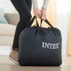 Intex Luchtbed - 1-Persoons - 99 X 191 X 46 Cm - Grijs - Met Ingebouwde Pomp, Hoeslaken Zwart En Reparatieset -Sport Buiten 1200x1200 7