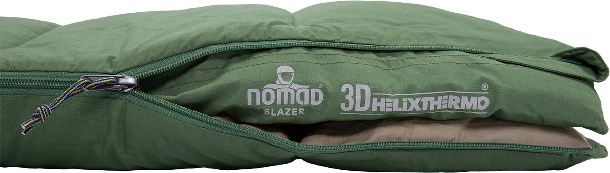 NOMAD® Blazer Slaapzak | 205x80cm Groen | Lichtgewicht & Kwalitatief | Slaapzak | Incl Hoes 8 NOMAD® Blazer Slaapzak | 205x80cm Groen | Lichtgewicht & Kwalitatief | Slaapzak | Incl Hoes - Afbeelding 6