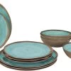 Bo-Camp Servies Halo - 12 Delig Melamine - Aqua -Sport Buiten 1200x643