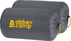 Abbey Camp Slaapzak Amsterdam - 2-pack - Dekenmodel - 210 X 85 Cm - Grijs -Sport Buiten 1200x693