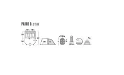 High Peak Paros 5 Tunneltent - 5-Persoons - Donkergrijs 12 High Peak Paros 5 Tunneltent - 5-Persoons - Donkergrijs -Sport Buiten 1200x727