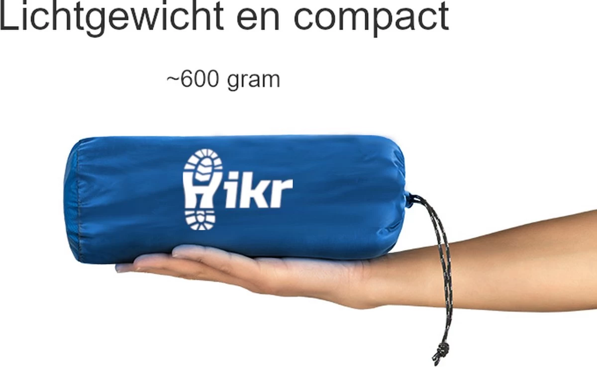 Hikr® Luchtbed - Slaapmat - Opblaasbaar Matras - Lichtgewicht - Outdoor - Camping - Hiking & Wandelen 9 Hikr® Luchtbed - Slaapmat - Opblaasbaar Matras - Lichtgewicht - Outdoor - Camping - Hiking & Wandelen - Afbeelding 7