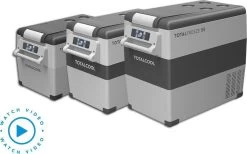 Totalcool Totalfreeze - 35 - Camping Koel/vries Box - 12/24/230 V - 45 Watt- Fluisterstill -Sport Buiten 1200x748