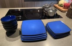 Camping Servies - 12 Delig – 100% Melamine Servies Set – Campingservies – Melamine Servies - Blue Ocean -Sport Buiten 1200x766