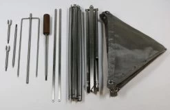 Firekorf + Grill + Spit : Opvouwbare Vuurkorf / Vuurschaal Met Rooster En Spit - Draagbare BBQ - Opbergtas - Kampeer Grill - Kookset -Sport Buiten 1200x775