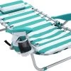 Strandstoel Met Afneembare Hoofdsteun, Draagbare Klapstoel, Campingstoel, Rugleuning Tot 180° Verstelbaar, Met Bekerhouder En Zijvak, Groene En Witte Strepen GCB62JW 2 Strandstoel Met Afneembare Hoofdsteun, Draagbare Klapstoel, Campingstoel, Rugleuning Tot 180° Verstelbaar, Met Bekerhouder En Zijvak, Groene En Witte Strepen GCB62JW -Sport Buiten 1200x856