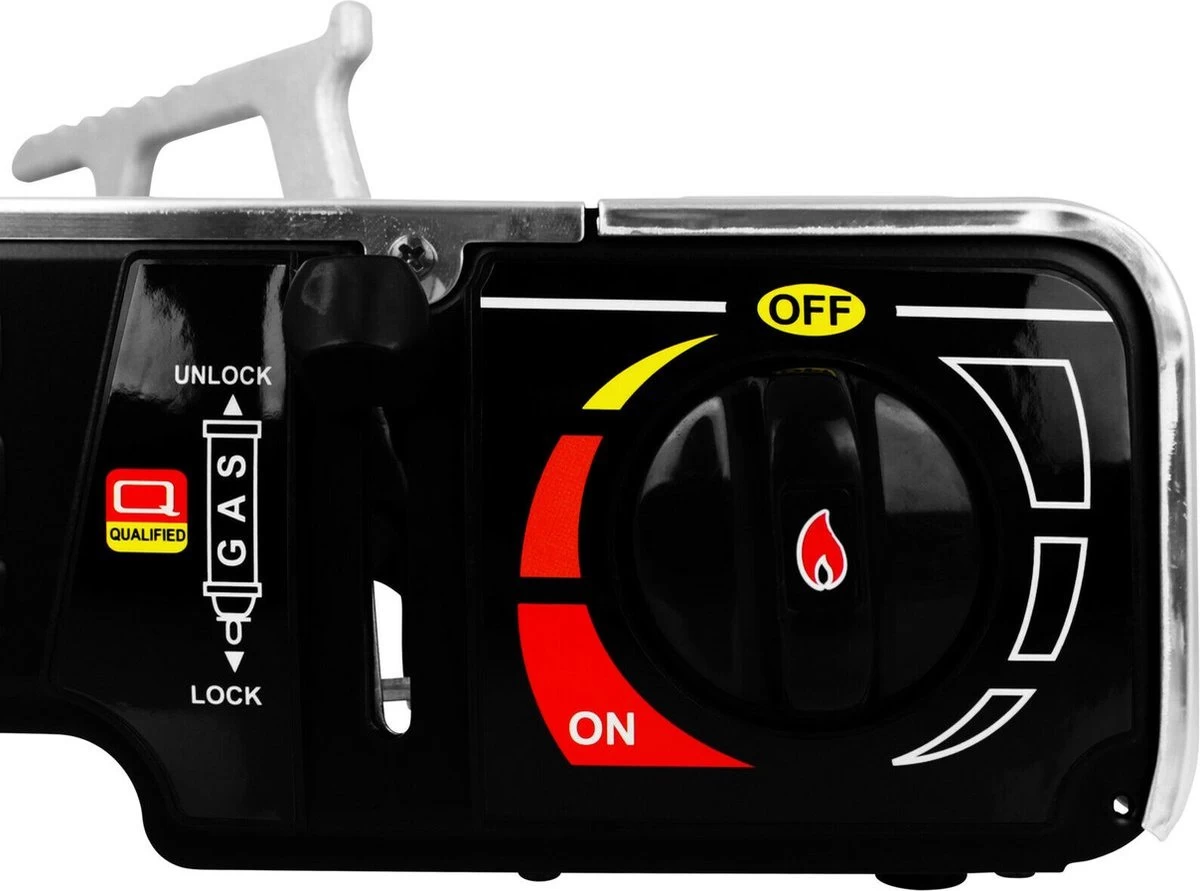 SMH LINE® Dubbele Camping Kooktoestel - 2 Pits - 2x 2500W - Incl. 16x Gasflessen 6 SMH LINE® Dubbele Camping Kooktoestel - 2 Pits - 2x 2500W - Incl. 16x Gasflessen - Afbeelding 4