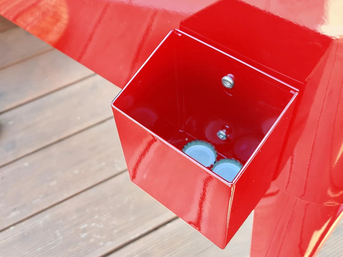 AXI Retro Cooler Rood - Koeler Met Wielen - 76L Inhoud - Koelbox Met Aftapkraan 21 AXI Retro Cooler Rood - Koeler Met Wielen - 76L Inhoud - Koelbox Met Aftapkraan - Afbeelding 19