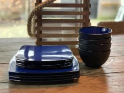 Camping Servies - 12 Delig – 100% Melamine Servies Set – Campingservies – Melamine Servies - Blue Ocean -Sport Buiten 1200x900 11