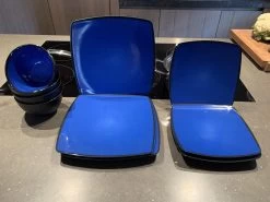 Camping Servies - 12 Delig – 100% Melamine Servies Set – Campingservies – Melamine Servies - Blue Ocean -Sport Buiten 1200x900 13