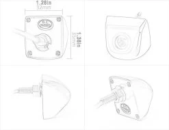 RV-350 Achteruitrijcamera | Originele Look | Zwart -Sport Buiten 1200x925