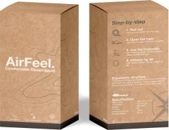 AirFeel Lichtgewicht Opsblaasbaar Slaapmatje - Ingebouwde Pomp En Kussen - 196 X 60 X 6 Cm - Orange -Sport Buiten 1200x928 1