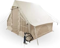 Opblaasbare Vier Persoons Tent Beige 300x200x210 Cm -Sport Buiten 1200x952