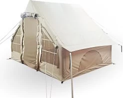 Opblaasbare Vier Persoons Tent Beige 300x200x210 Cm -Sport Buiten 1200x960