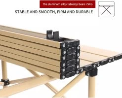 Buxibo - Lichtgewicht Vouwbare Campingtafel - Inklapbaar - Vis/Tuin/Picknick Tafel - Kamperen - Met Opberghoes - Aluminium - Grijs 13 Buxibo - Lichtgewicht Vouwbare Campingtafel - Inklapbaar - Vis/Tuin/Picknick Tafel - Kamperen - Met Opberghoes - Aluminium - Grijs -Sport Buiten 1200x967