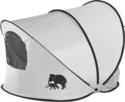 Deryan Luxe Pop Up Strandtent XXL - Anti-UV 50+ - Zilver -Sport Buiten 1200x978